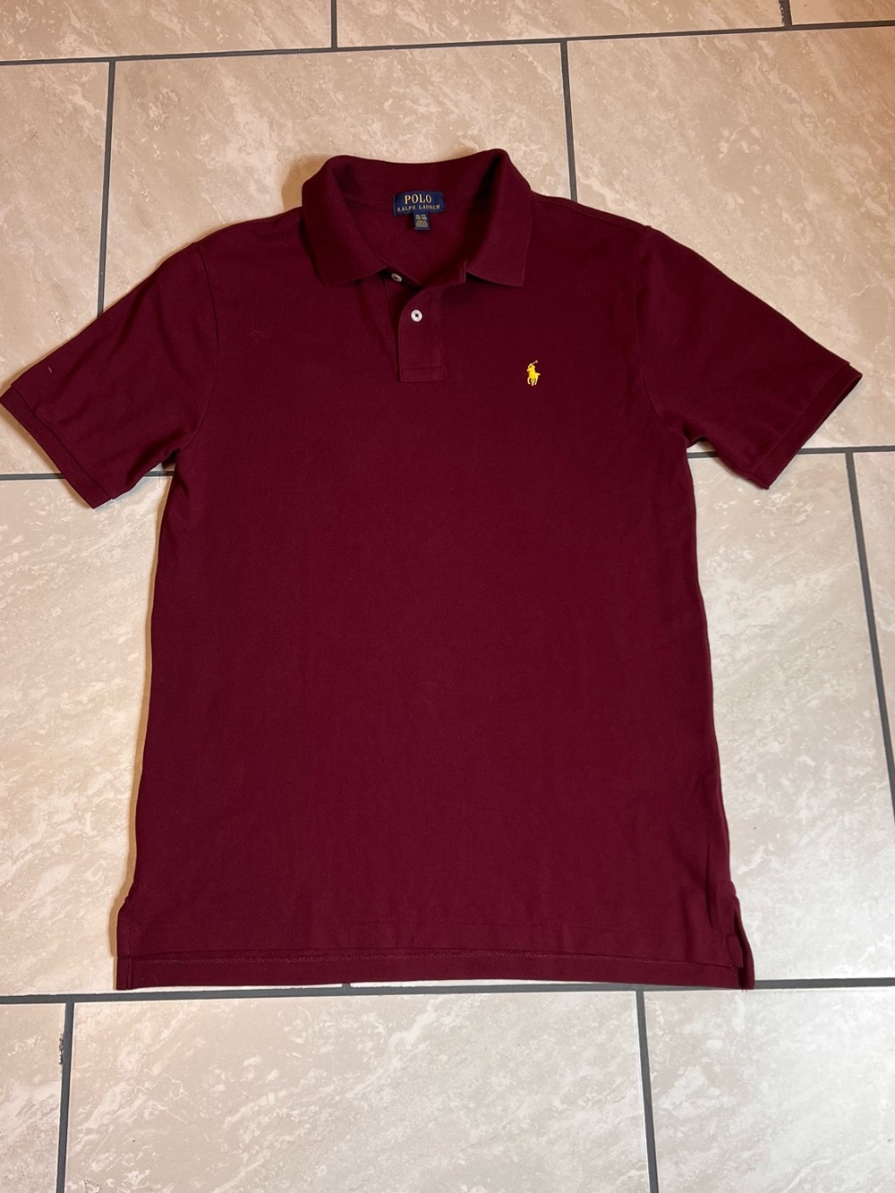 | Ralph Lauren Polo Shirt | Burgundy | Size 18/20 XL